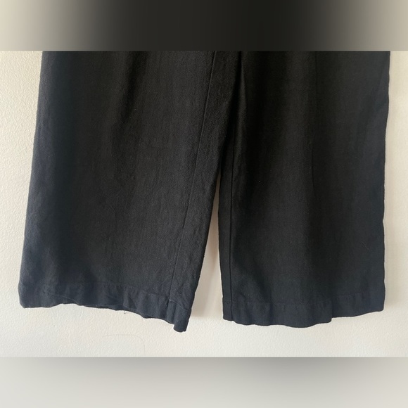 Gentle Fawn Black Wide Leg Linen Blend Julius Pants Women's Small - Picture 5 of 16